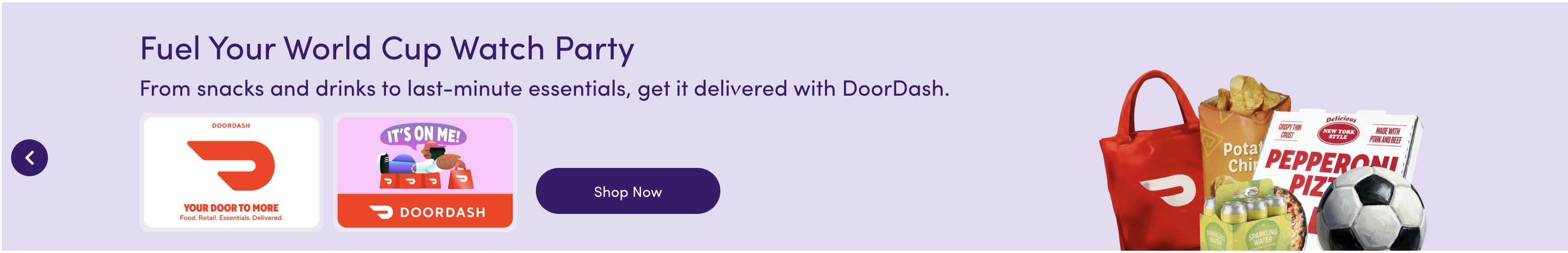 Fuel your World Cup watch party with DoorDash